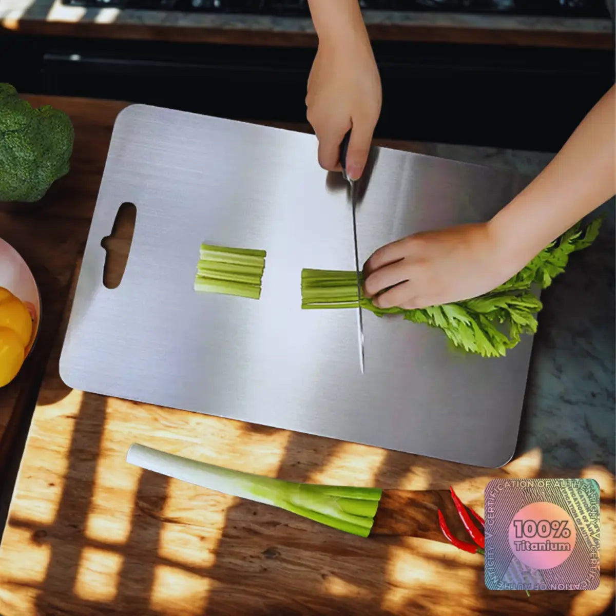 Titan™ Pure Titanium Cutting Board