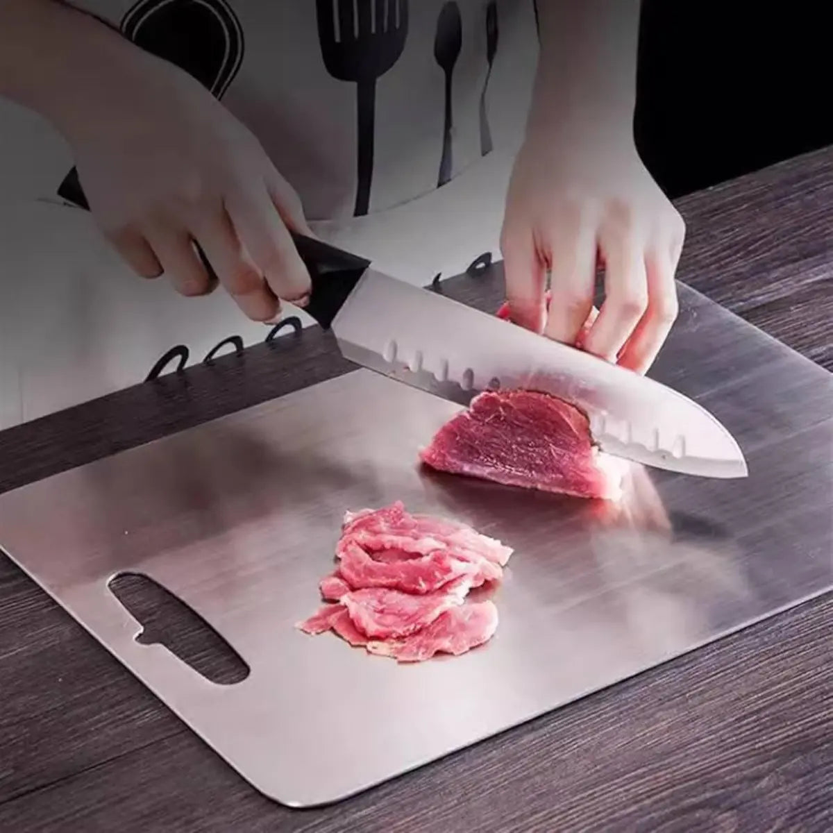 Titan™ Titanium Cutting Board – Durable, Hygienic, and Built to Last